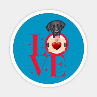 Labrador Retriever Love Magnet